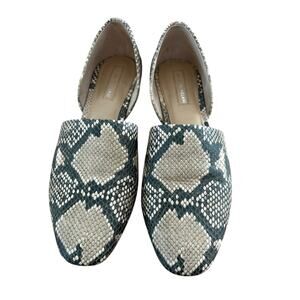 Antonio Melani Zyon Snakeskin Women's Leather Loafers